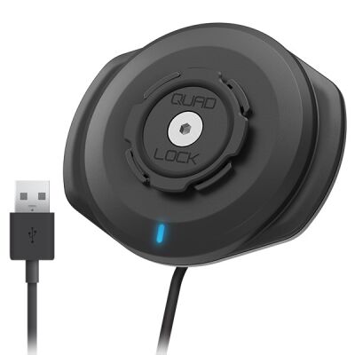 QuadLock QLA-MOT-WCH-3 USB voděodolná bezdrátová nabíjecí hlava